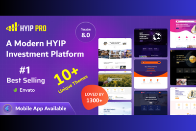 HYIP PRO – A Modern HYIP Investment Platform -Nulled