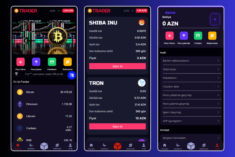 BiTrader Investment PHP Script