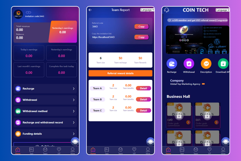 Coin Tech Invest PHP Script