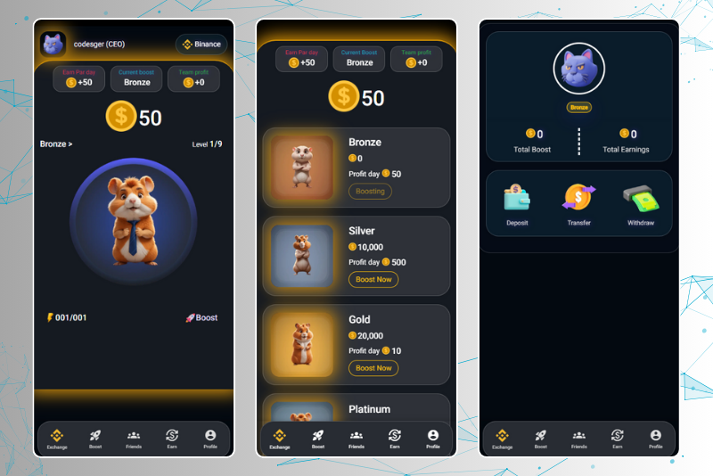 Hamster Combat HYIP Invest PHP Script