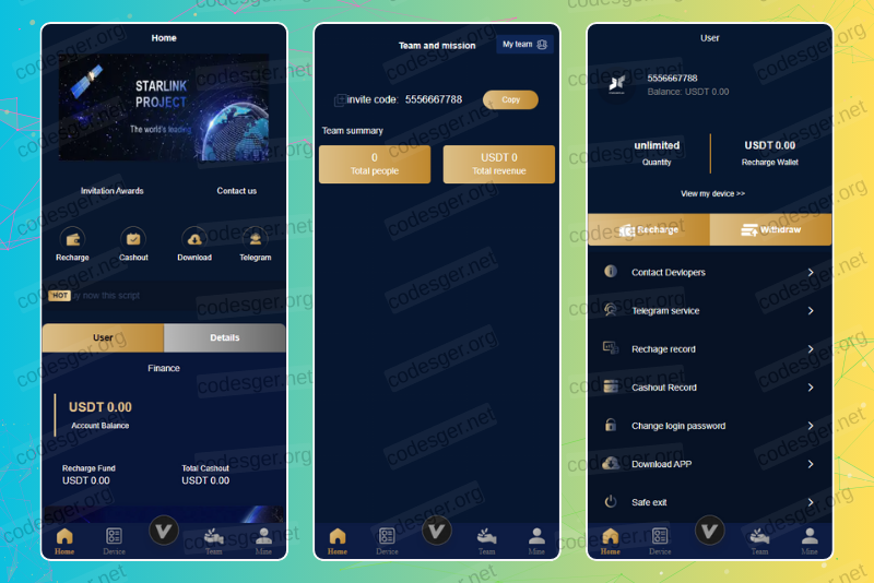 Starlinkplan HYIP Invest PHP Script