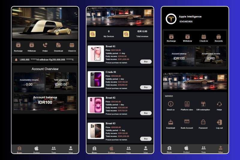 Iphone Investment HYIP PHP Script