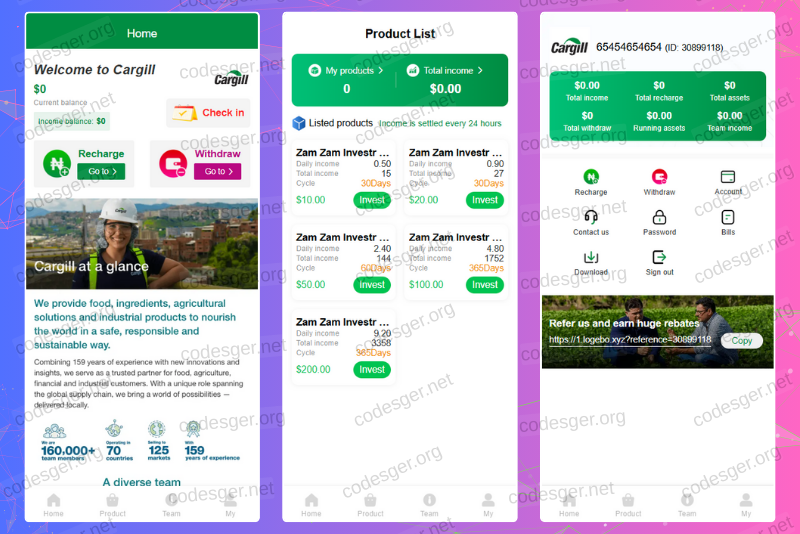 Cargill HYIP Investment PHP Script