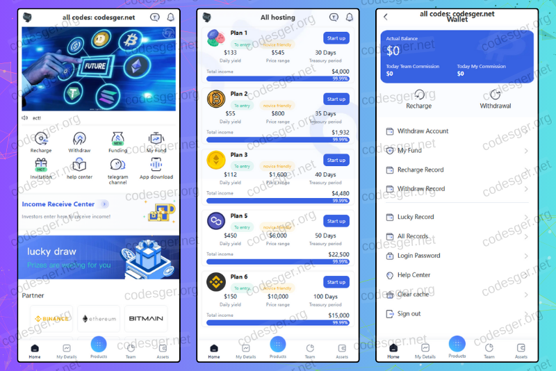 FFTPS Crypto Mining HYIP Investment PHP Script