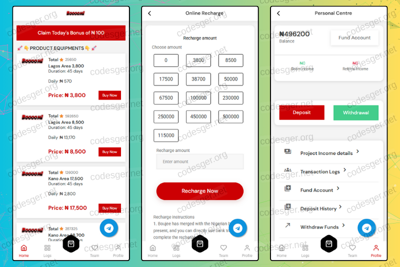 BOOOOM AREA HYIP Investment PHP Script