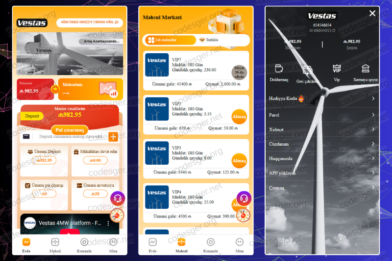 Vestas Power HYIP Investment PHP Script