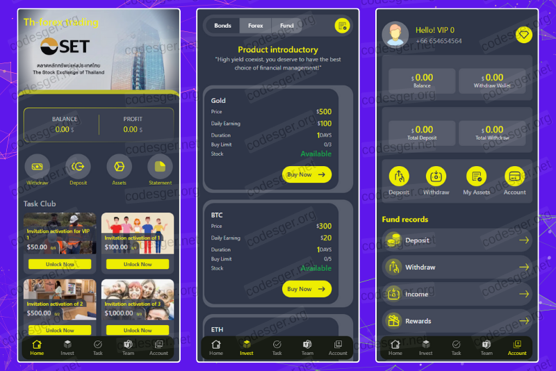 TH-Forex Trading HYIP Investment PHP Script