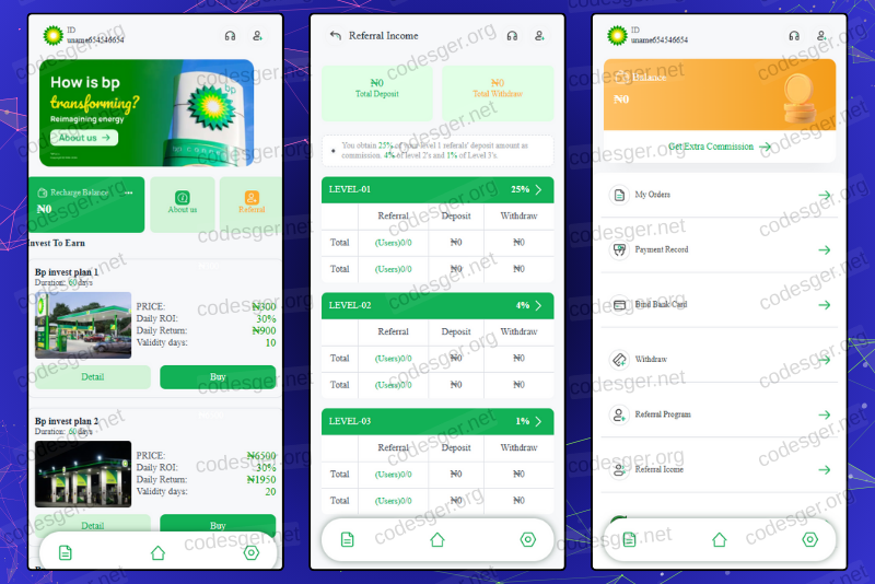 BP HYIP Investment PHP Script