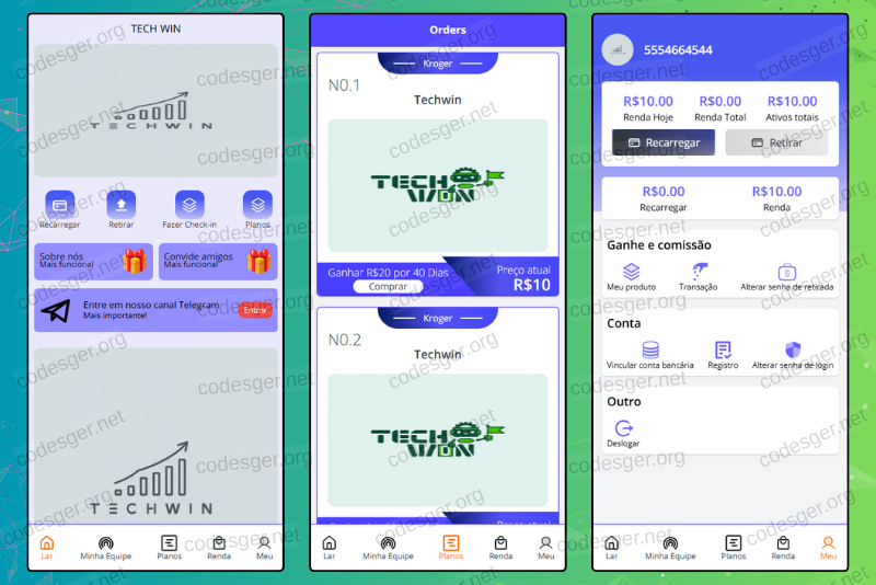 TECH WIN HYIP Investment PHP Script