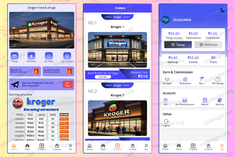 Kroger Food HYIP Investment PHP Script