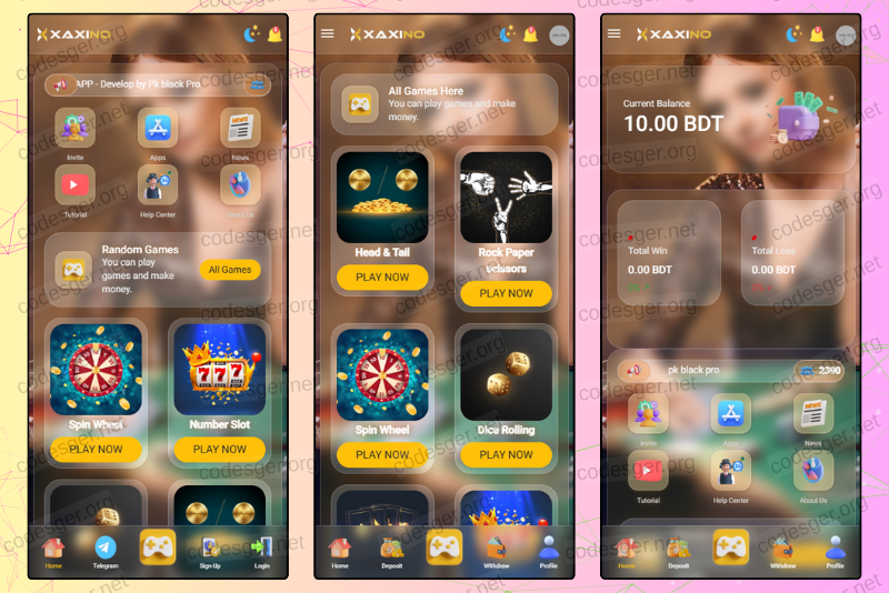 Xaxino Games HYIP PHP Script