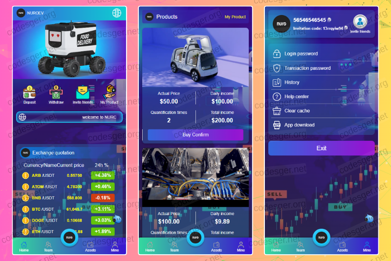 NUROEV HYIP Investment PHP Script