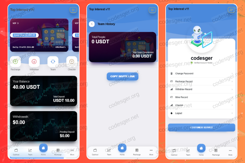 VIP INVEST v11 HYIP Investment PHP Script