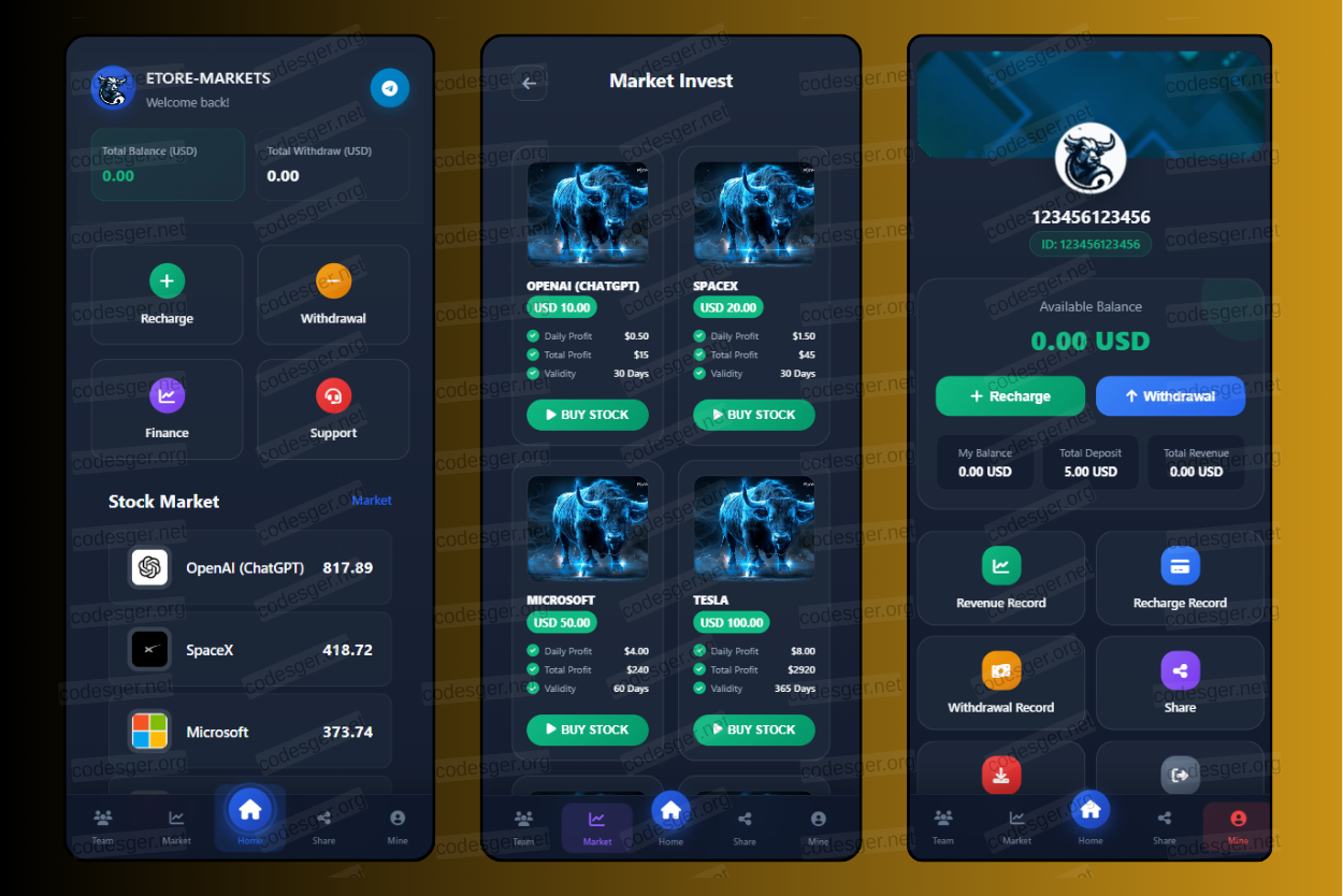METAGAMING AI HYIP Investment PHP Script
