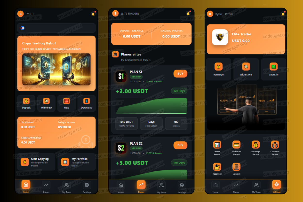TRADING BYBUT HYIP Investment PHP Script