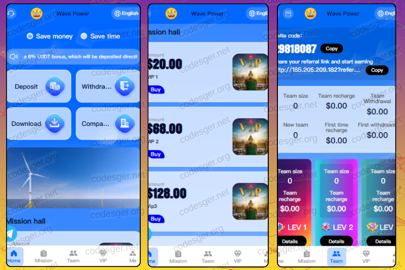 Wawe Power Blue HYIP Investment PHP Script
